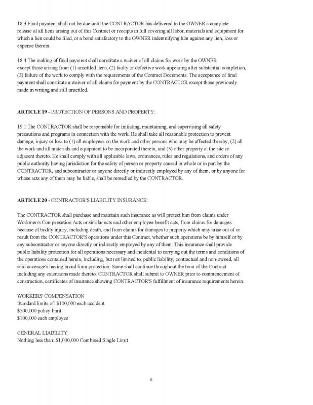 Construction Contractor — Contracts and Forms - Image 7