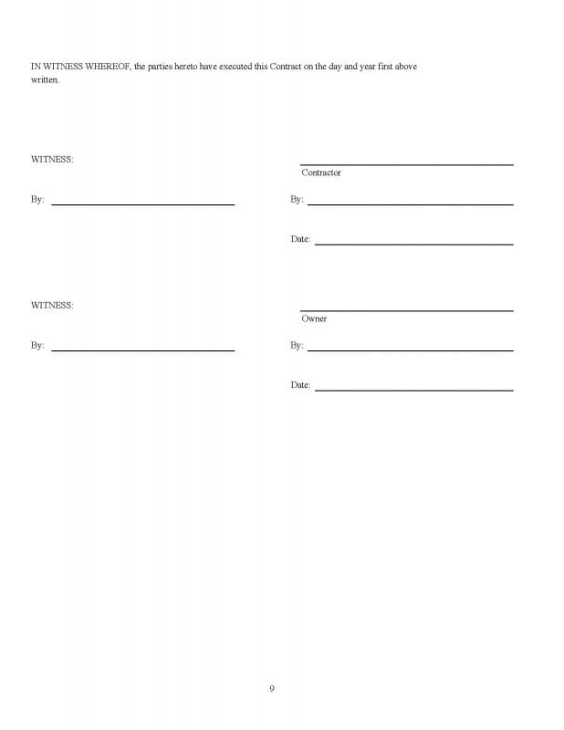 Construction Contractor — Contracts and Forms - Image 10