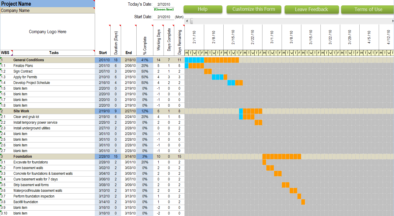 Residential Construction Schedule Package — 5-Day, 7-Day & Weekly Bundle - Image 5