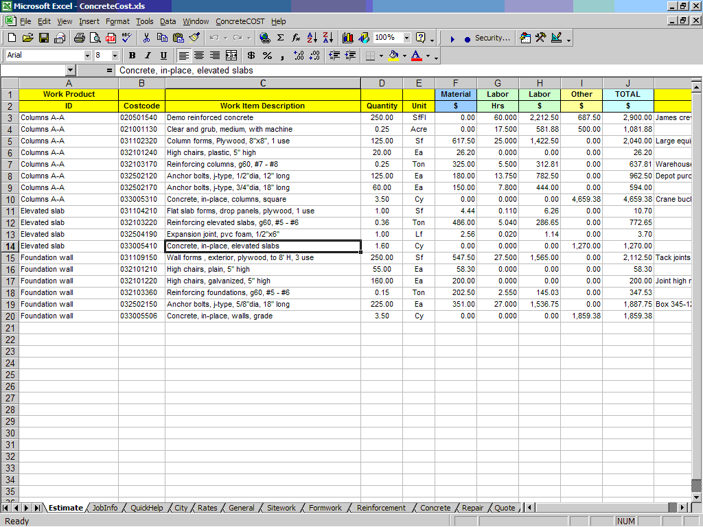 ConcreteCost Estimator - Image 2