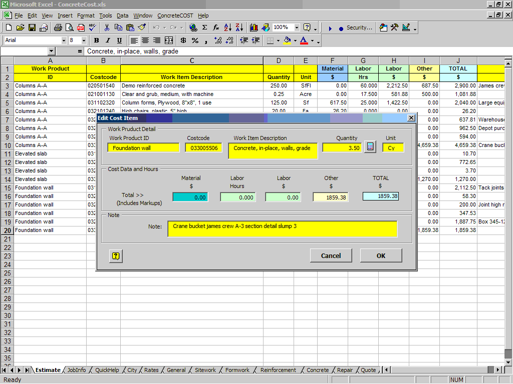 ConcreteCost Estimator - Image 4