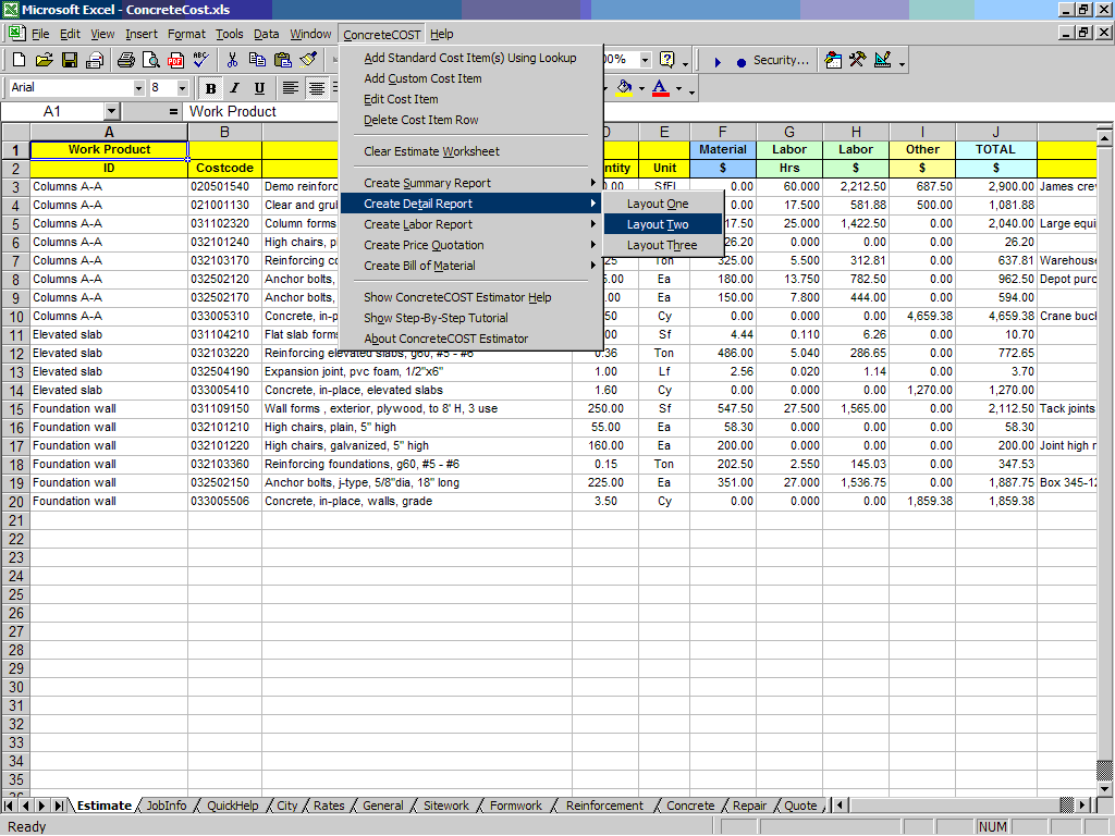 ConcreteCost Estimator - Image 6
