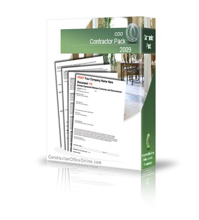 Construction Contractor — Contracts and Forms