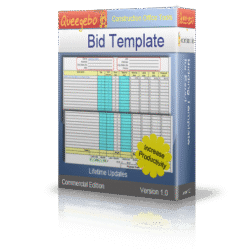 Easy Bid / Estimating Itemized Sheet