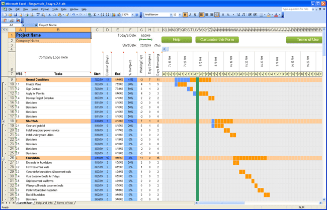 All 5-Day Construction Schedules - Image 2
